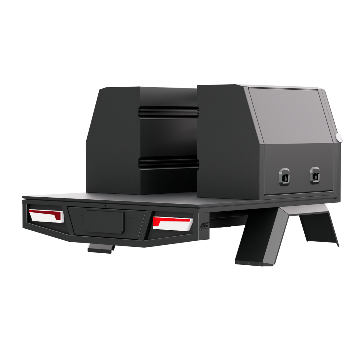 Aluminium Toolbox 1000mm - Matte Black