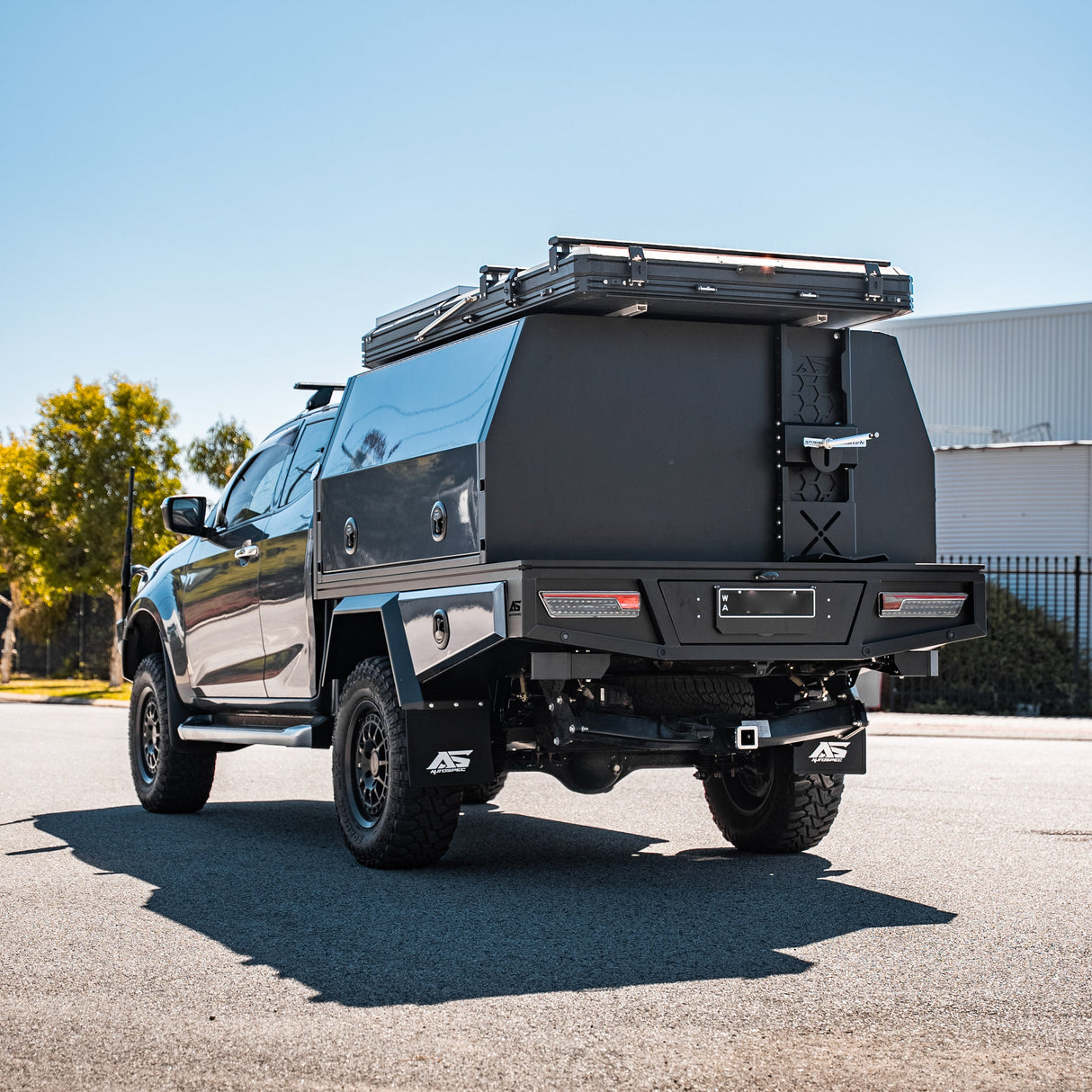 Spare Wheel Carrier - Matte Black