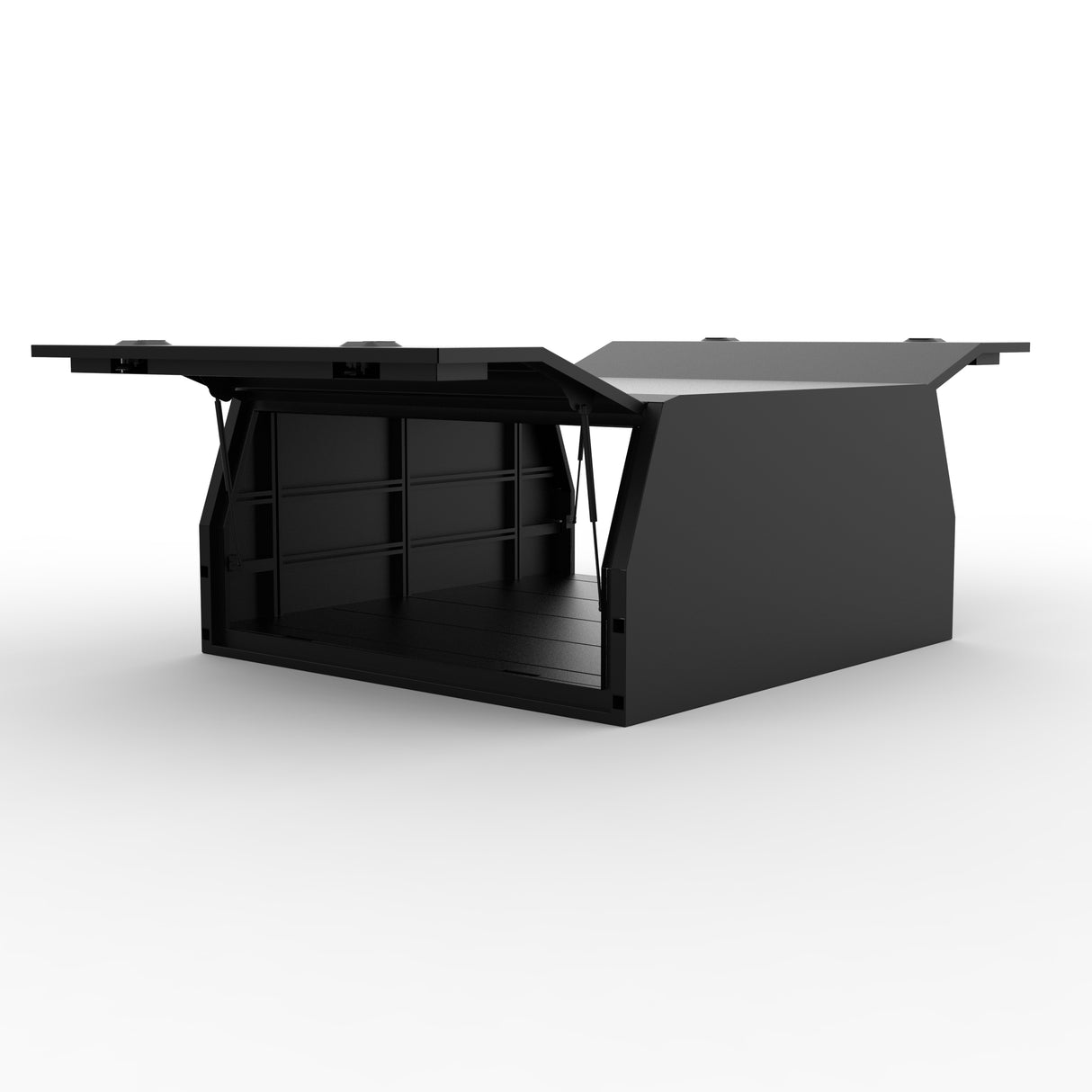 1700mm Aluminium Canopy - Matte Black