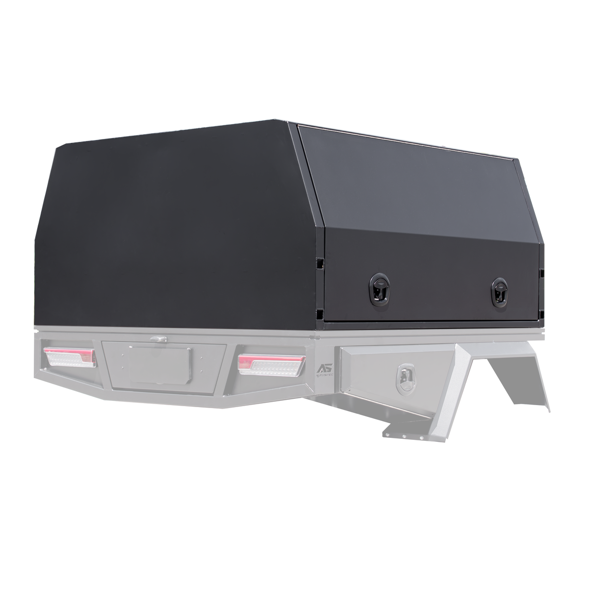 1700mm Aluminium Canopy - Matte Black