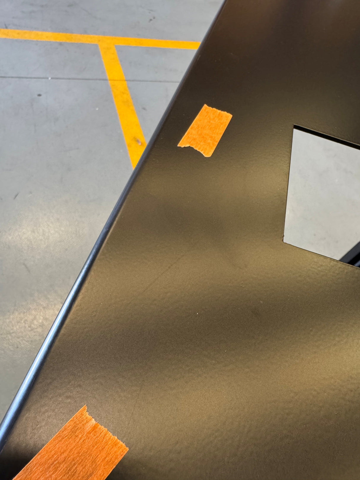 Scratch & Dent - 1000mm Aluminium Canopy - Black