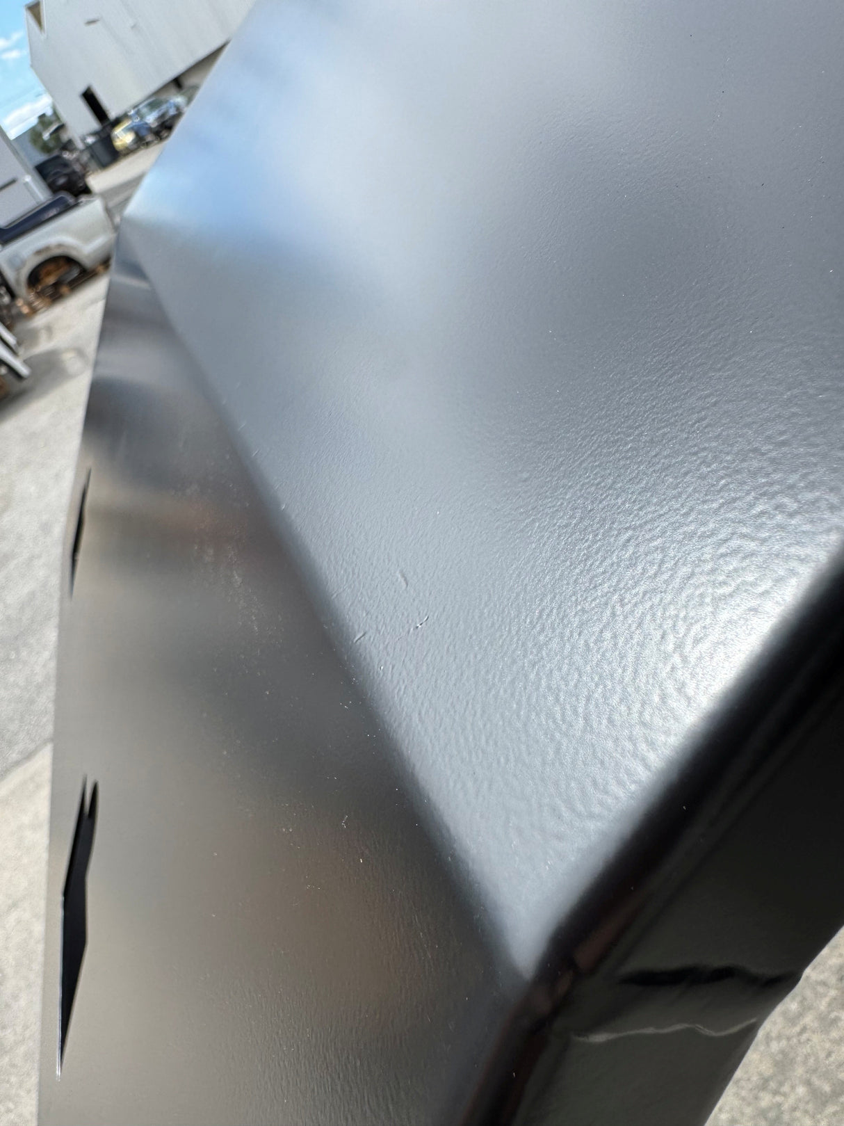 Scratch & Dent - 1000mm Aluminium Canopy - Black