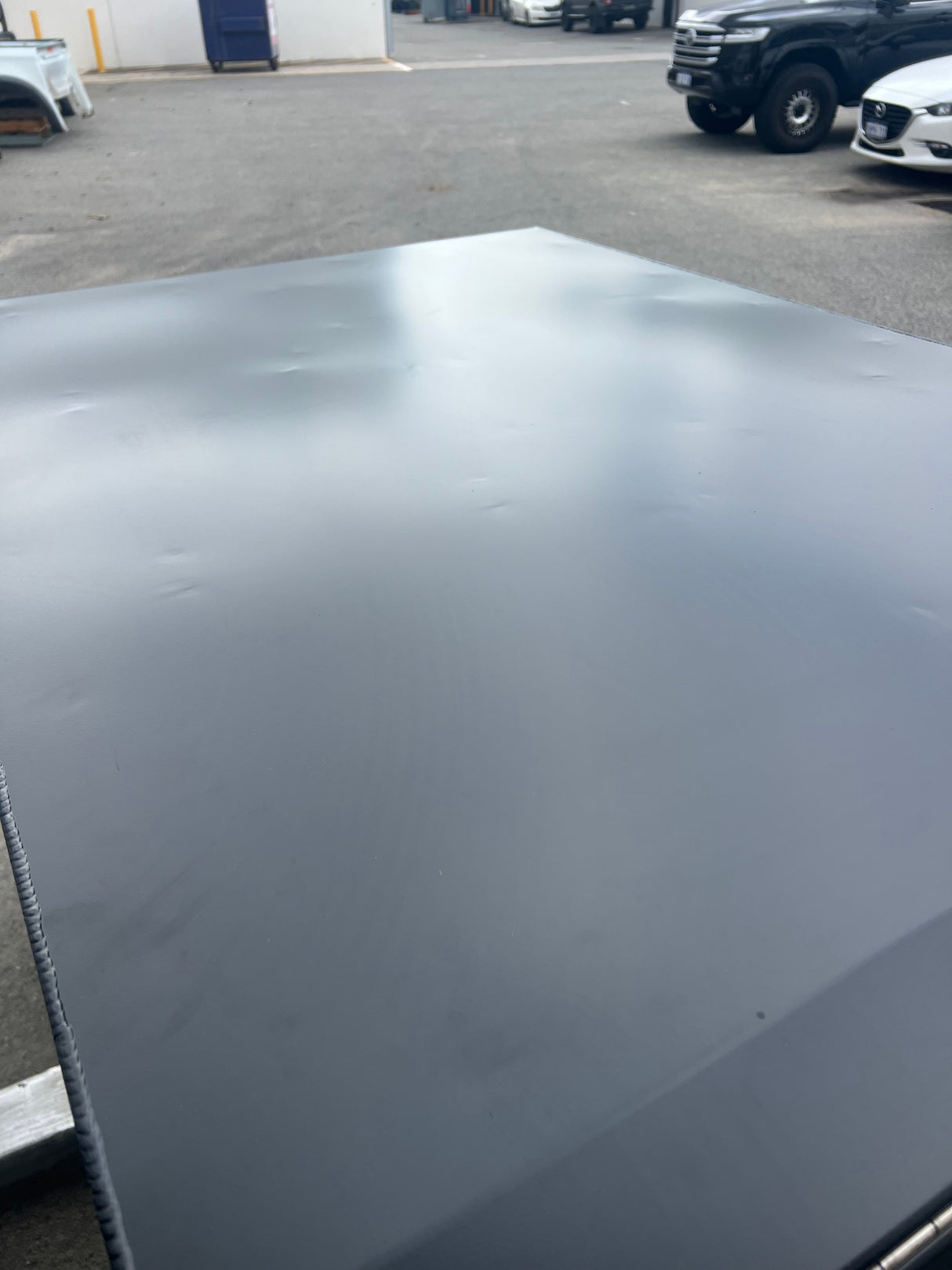 Scratch & Dent - 1000mm Aluminium Canopy - Black