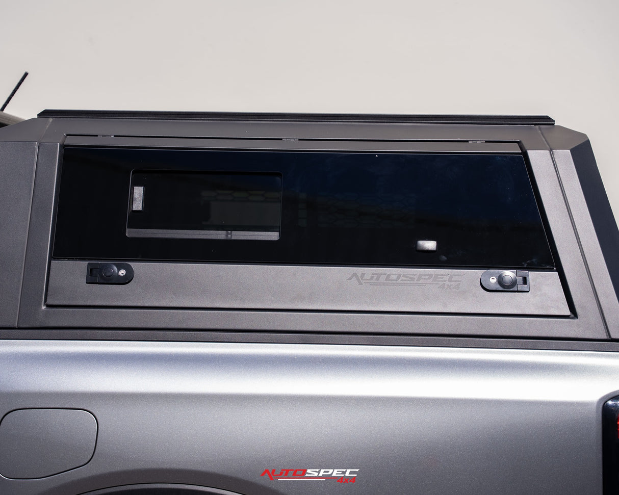 Horizon Aluminum Tub Canopy - Matte Black for Ford Ranger 2023 / Volkswagen Amarok (2022+)