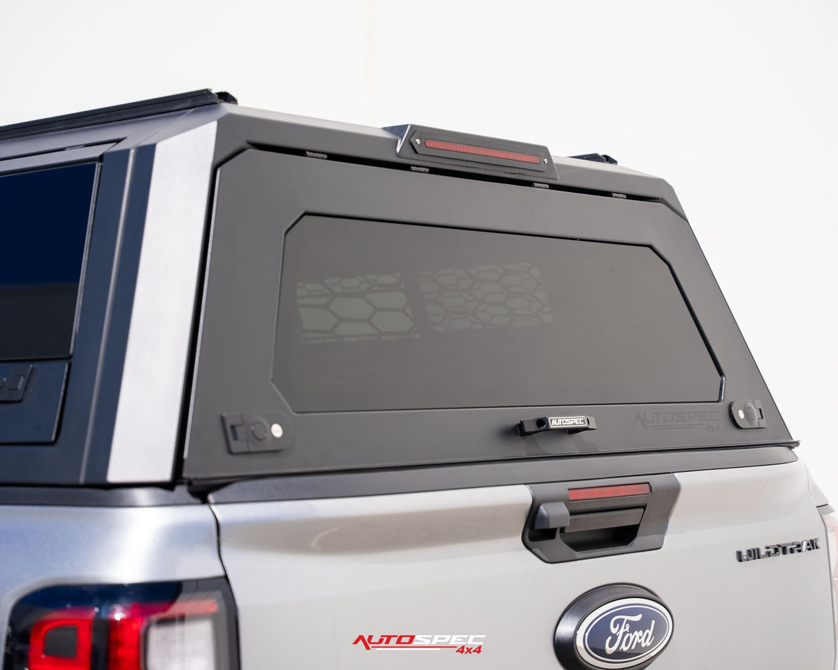 Horizon Aluminum Tub Canopy - Matte Black for Ford Ranger 2023 / Volkswagen Amarok (2022+)