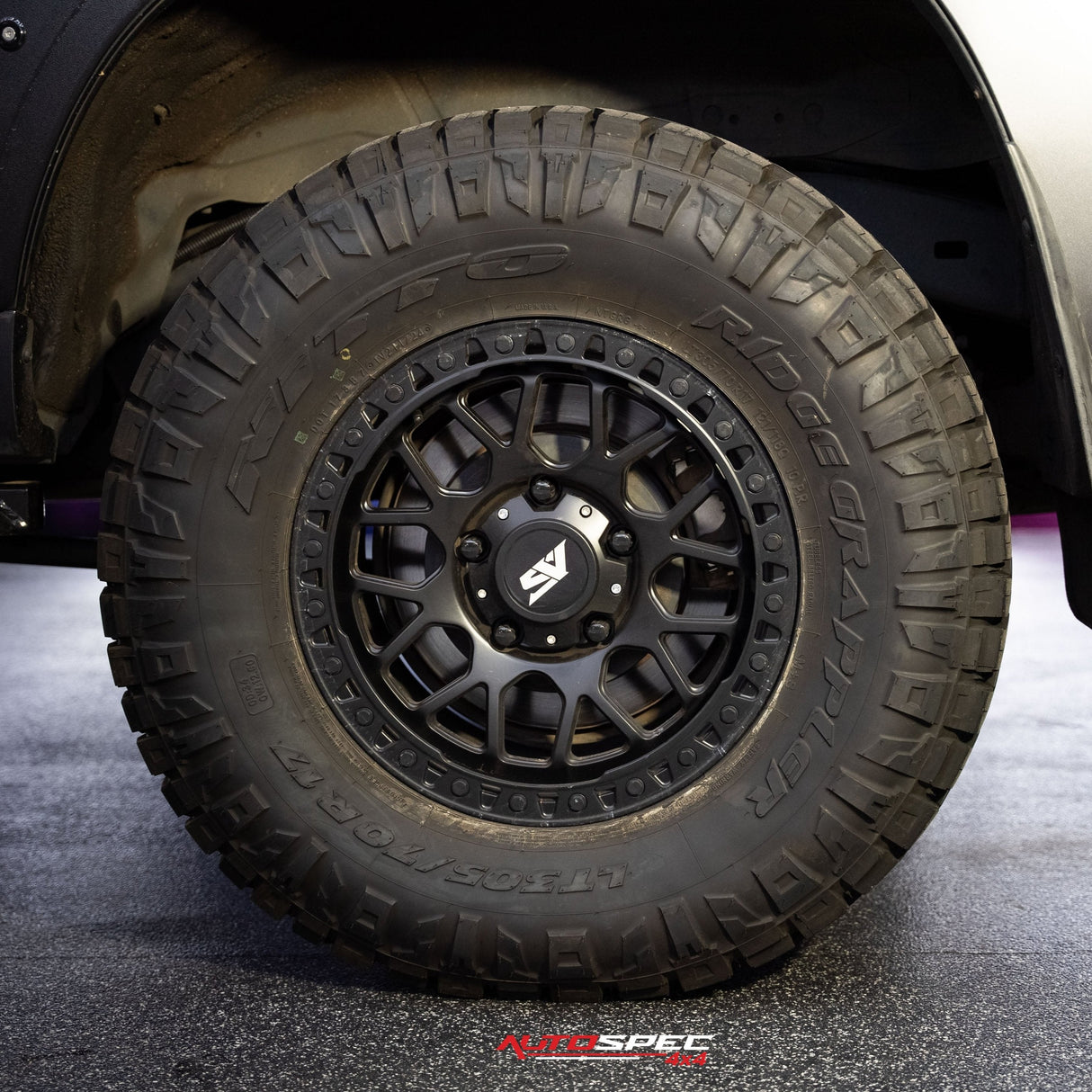 Forged Alloy Titan 17x.8.5 Wheel - Black 6x114.3