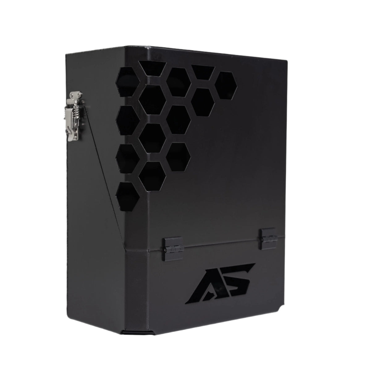 Lockable Jerry Can Holder - Matte Black