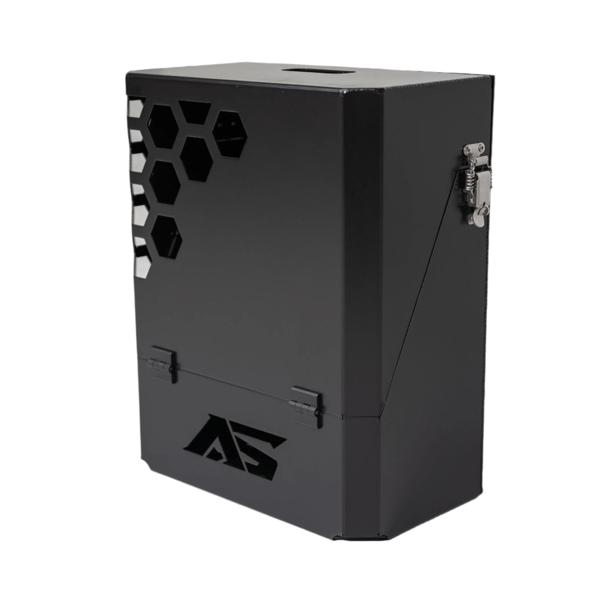 Lockable Jerry Can Holder - Matte Black