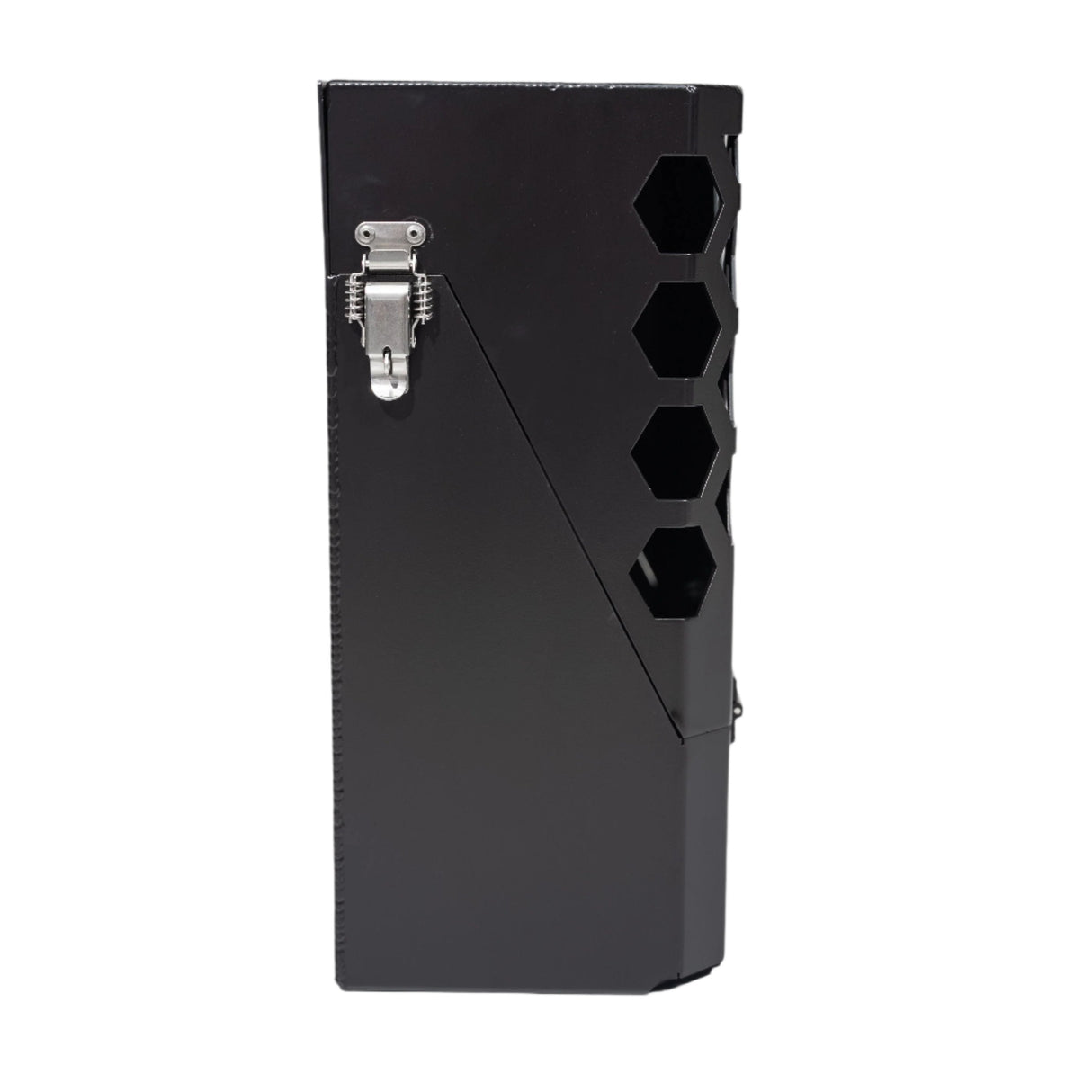 Lockable Jerry Can Holder - Matte Black