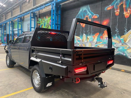 AS Heavy Duty Tray Side Kit - 1700mm - Matte Black