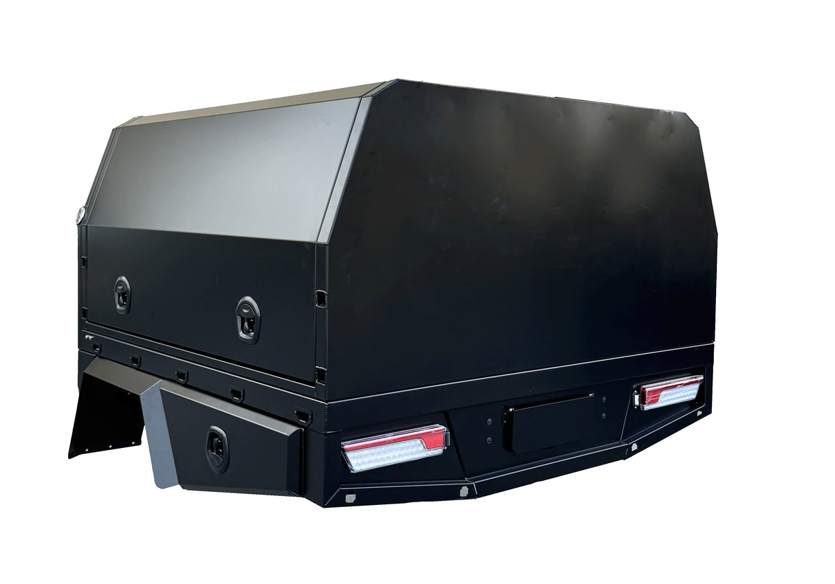 1700mm Aluminium American Truck Canopy - Black