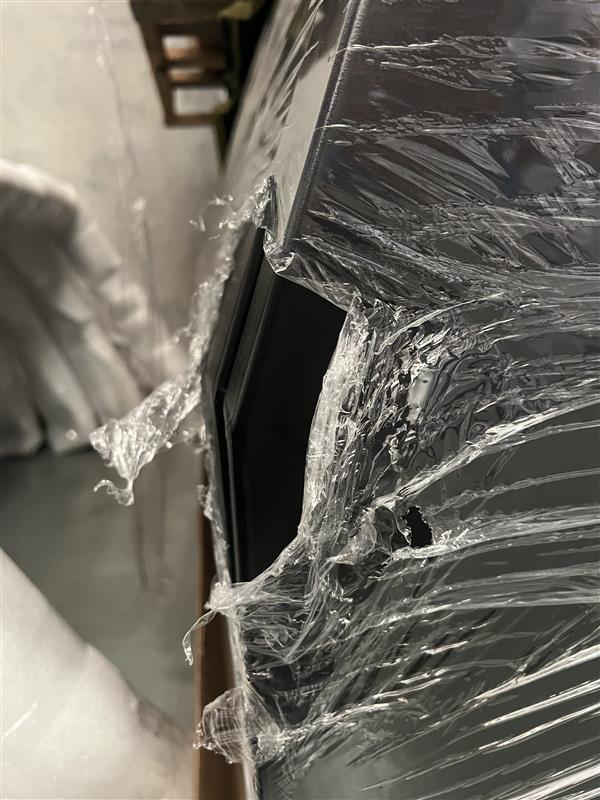 Scratch & Dent - 1700mm Aluminium Canopy - Matte Black SNDB-020