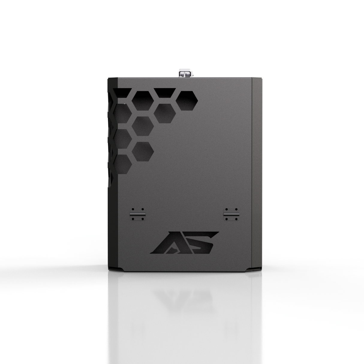 Lockable Jerry Can Holder - Matte Black