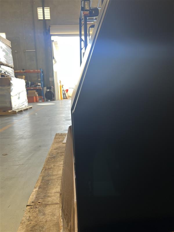 Scratch & Dent - 1400mm Aluminium Canopy - Matte Black SNDB-015