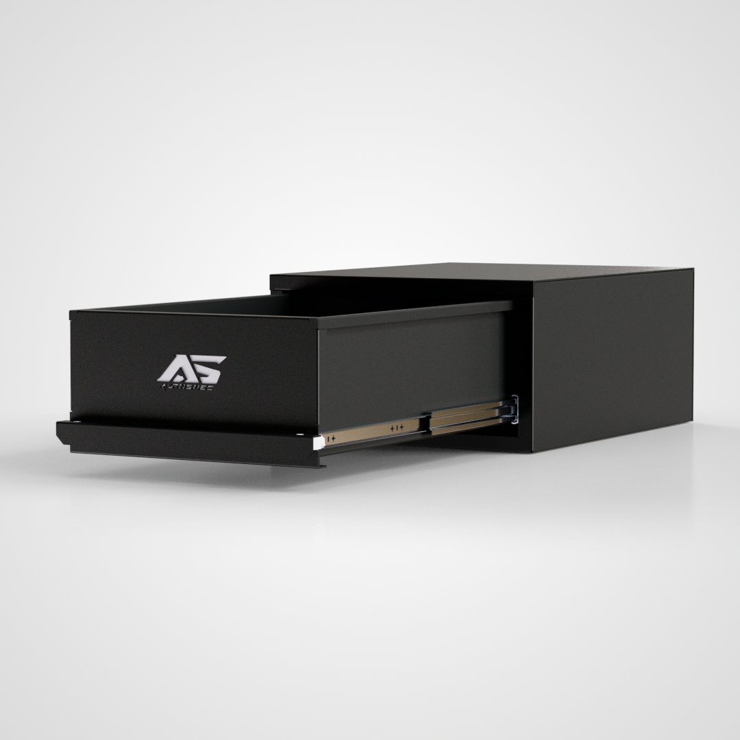 Medium Aluminium Storage Drawer – Heavy Duty Slides V2