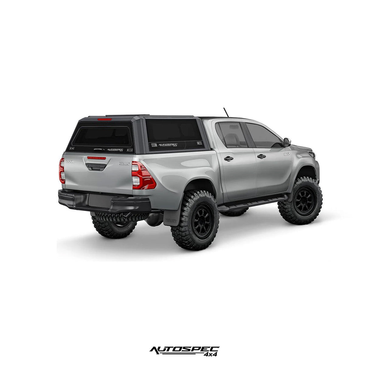 Horizon Aluminum Tub Canopy - Matte Black for Mitsubishi Triton MQ/MR