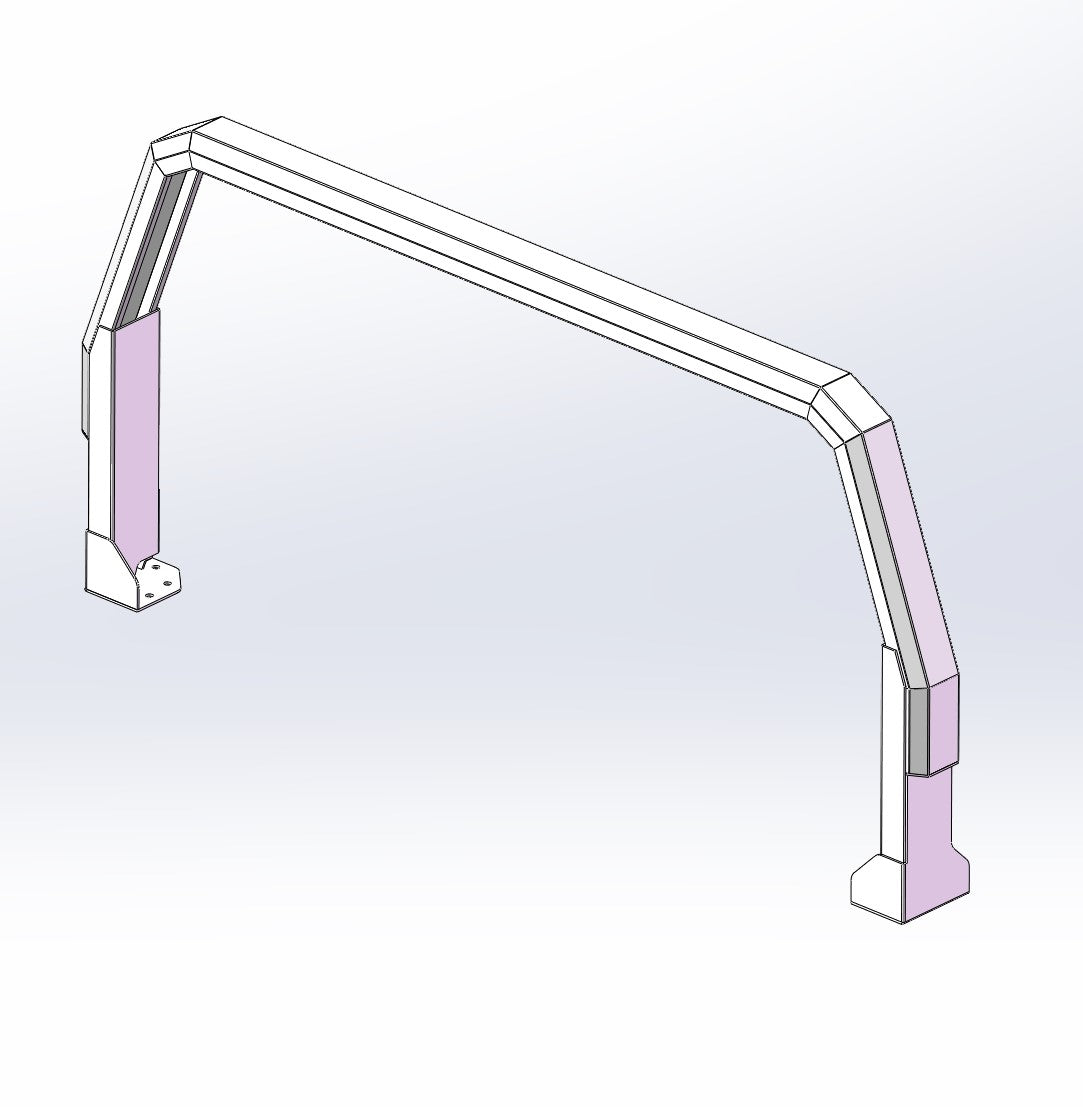 Rear Hoop for American Trucks (900mm Height)