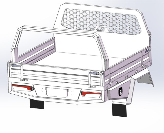 Rear Hoop for American Trucks (900mm Height)