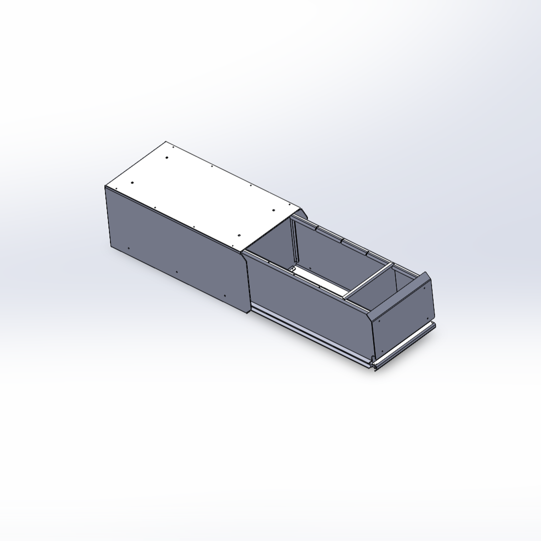 Small Aluminium Storage Drawer - Heavy Duty Slides