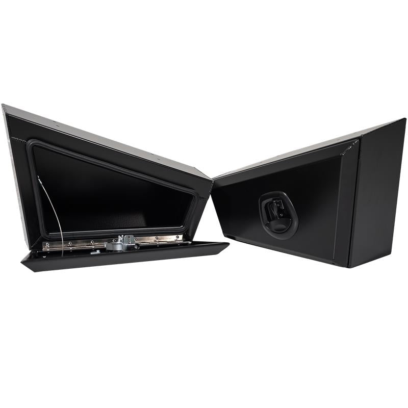 Tapered Under Tray Toolbox  850mm (Pair) - Matte Black