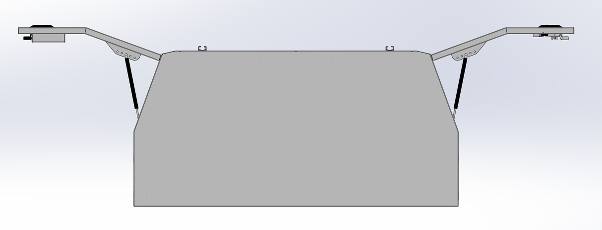 Unistrut Canopy Roof Rails – 42×24mm (Pair)