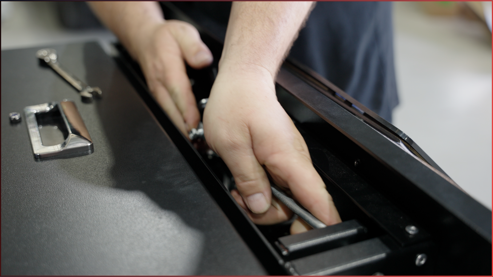 Step 11 - Installing the Trundle Drawer Locking Pins