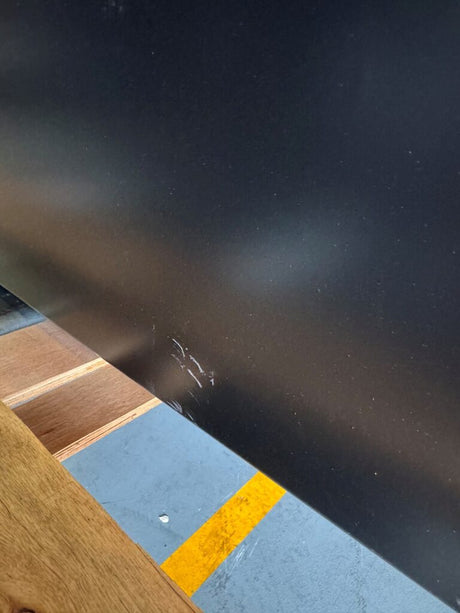 Scratch & Dent - 1400mm Aluminium Canopy - Matte Black SNDB-025