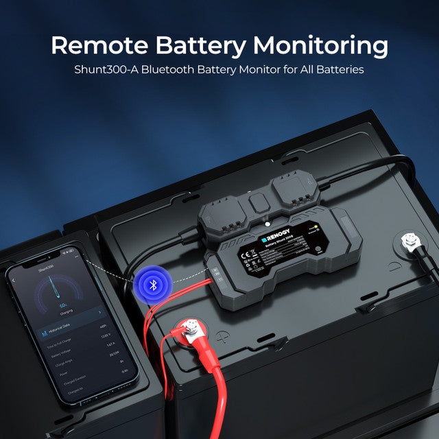 Renogy 300A Battery Shunt with Bluetooth