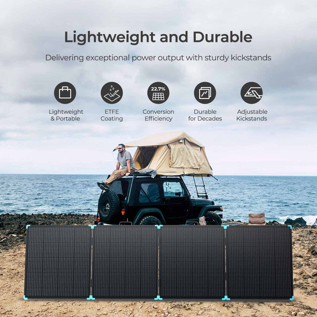 Renogy 12Volt 400W Lightweight Portable Solar Suitcase