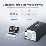 Renogy 3000W AC - DC, DC - AC Pure Sine Wave Inverter w/ LCD