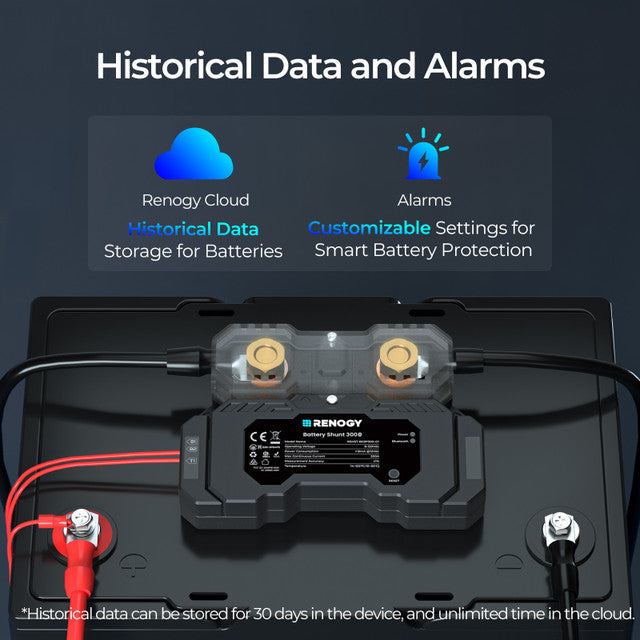 Renogy 300A Battery Shunt with Bluetooth