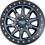 DIRTY LIFE 17x9 12N 5x150 CB110.2 Dual Tek DT2 Satin Graphite Black Lip 1542KG (AW-4) DNR