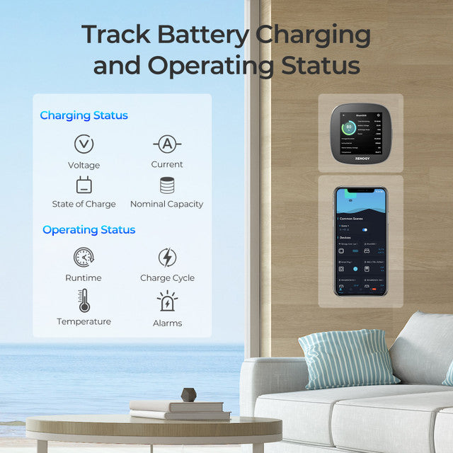 Renogy 300A Battery Shunt with Bluetooth