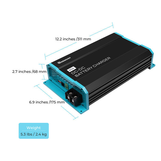 Renogy 12V 60A DC-DC Battery Charger