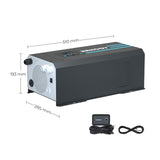 Renogy 2000W AC - DC, DC - AC Pure Sine Wave Inverter w/ LCD