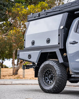 1400mm Aluminium Canopy - Matte Black