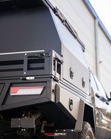 Heavy Duty Tray Side Kit - 300mm - Matte Black