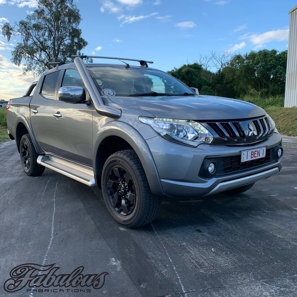 Mitsubishi MQ Triton Stainless Snorkel