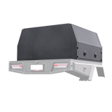 1400mm Aluminium Canopy - Matte Black