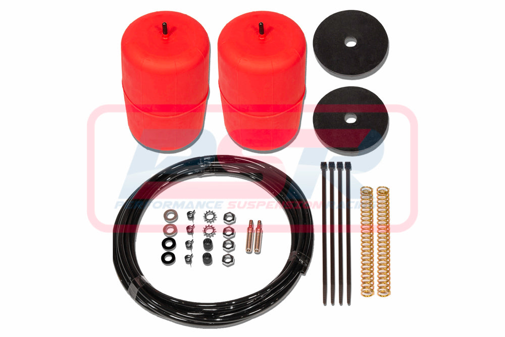 Mitsubishi Challenger PB - PC (Coil Spring Rear) (Raised) 2009-On Polyair Red Bag Airbag Kit