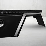 Aluminium Tray 1650mm No Headboard - Black