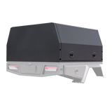 1700mm Aluminium Canopy - Matte Black