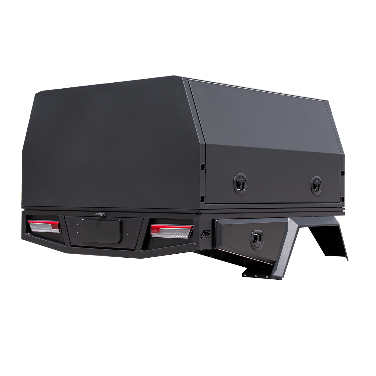 1700mm Aluminium Canopy - Black