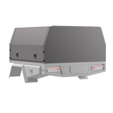1700mm Aluminium Canopy - Matte Black