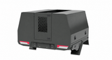1700mm Toolbox Chassis Mount - Matte Black, rear three-quarter view on clean white