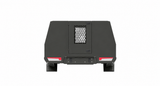 1700mm Toolbox Chassis Mount - Matte Black, rear view, clean white background