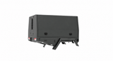 1700mm Toolbox Chassis Mount - Matte Black, side rear view, clean white background