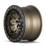 DIRTY LIFE 17x9 0P 6x114.3 CB66.1 Dual Tek DT1 Satin Gold Black Lip 1542KG