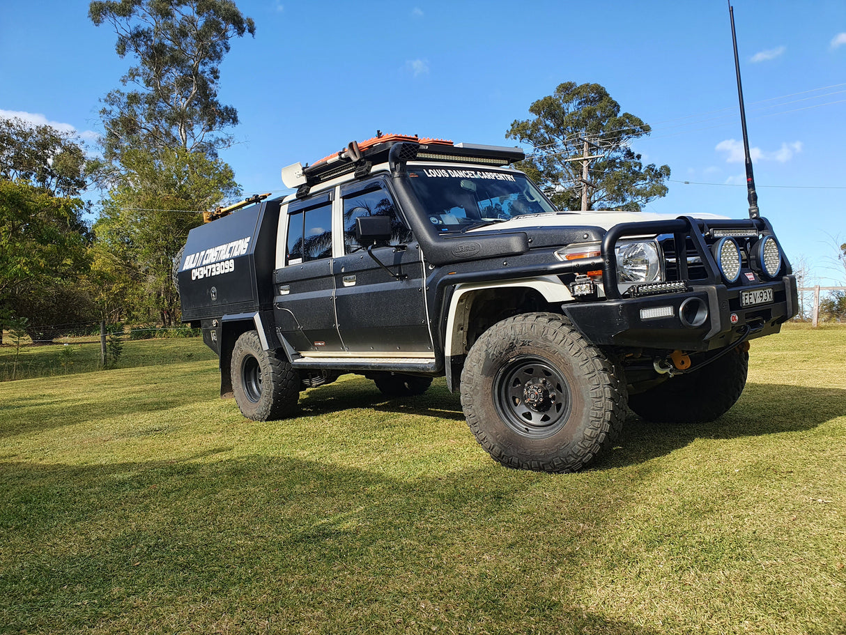 79 Series Landcruiser with Rhinohide Armor