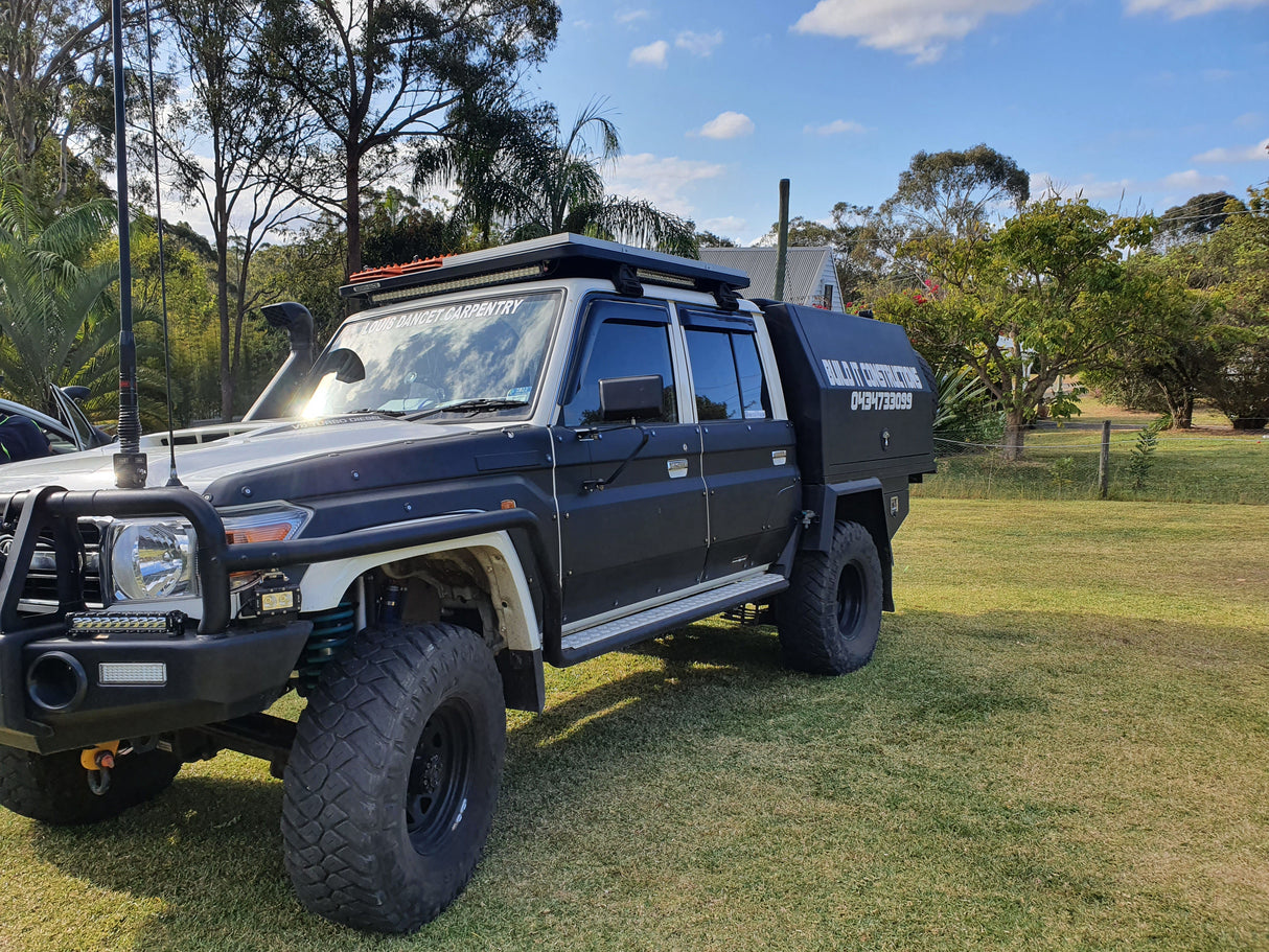 79 Series Landcruiser with Rhinohide Armor